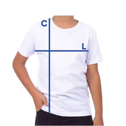 Exemplo de modelo camiseta infantil