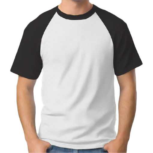 Exemplo de modelo camiseta raglan